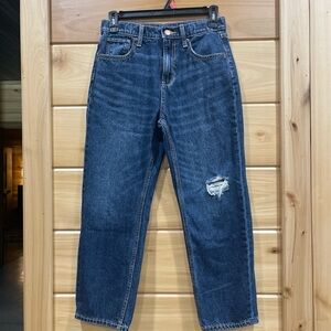 Old Navy Kids Dark Blue Jeans with Distressed Detail